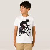 Minimal Bicycle Art – T-shirt (Voorkant volledig)