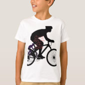 Minimal Bicycle Art – T-shirt (Voorkant)