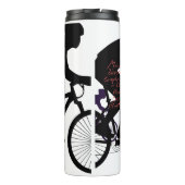 Minimal Bicycle Art Thermosbeker (Achterkant)