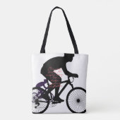 Minimal Bicycle Art – Tote Bag (Achterkant)