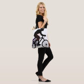 Minimal Bicycle Art – Tote Bag (Op model)