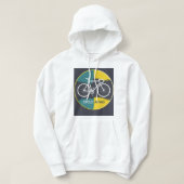 Minimal Bicycle Illustration –  Hoodie (Design voorkant)