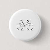 Minimal Bicycle Mark Button for Bike Lovers (Voorkant)