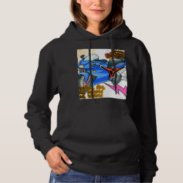 Minimal Bike Art Graphic – Modern Motorcycle Hoodie