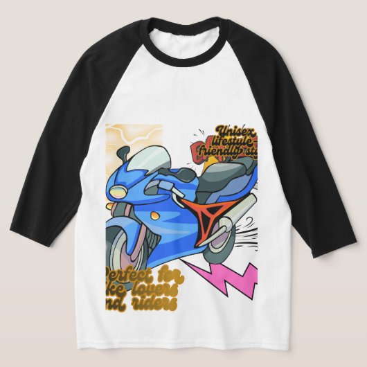 Minimal Bike Art Graphic – Modern Motorcycle T-shirt (Laagn)