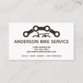 Minimal Bike Repair Maintenance Coaching Service Visitekaartje (Voorkant)