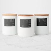 Minimal Black 2oz Dropper Bottle Waterproof Label Voedselcontainer Etiket (Flessen)