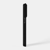 Minimal Black Aesthetic Quote Phone Case iPhone Hoesje (Rechterkant)