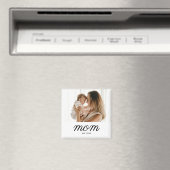 Minimal Black Script Mom Established Magneet (Insitu (Vaatwasser))