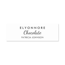 Minimal Black White Custom Staff