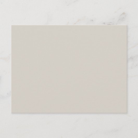 Minimal Blank Color Briefkaart (Voorkant)