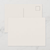 Minimal Blank Color  Briefkaart (Voorkant / Achterkant)