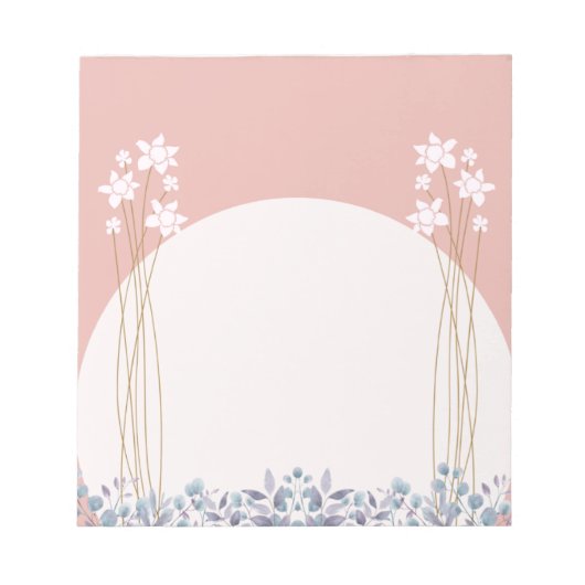 Minimal Bloom Notes-Collectie Notitieblok (Voorkant)