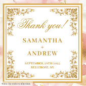 Minimal Blush Gold Waterverf Wedding Favoriet Box Bedankdoosjes