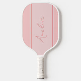 Minimal Blush Pink gepersonaliseerd Pickleball Paddle