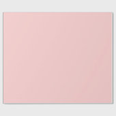 Minimal Blush Pink Solid Design Cadeaupapier (Vlak)