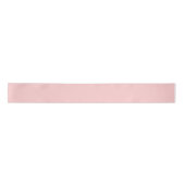 Minimal Blush Pink Solid Design Satijnen Lint (Voorkant)