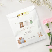 Minimal Boho Boy Kleding Baby shower Bedankzakje (Gezegeld)
