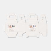Minimal Boho Boy Winter Clothesline Baby shower Bedankdoosjes (Uitgevouwen)