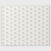 Minimal Boho Rainbow Cadeaupapier (Vlak)