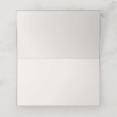 Minimal Boho Waterverf Zonnebloem Rustiek Huwelijk Plaatskaartje (Binnenkant ongevouwen)