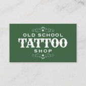 Minimal Bold Tattoo Artist Visitekaartje (Voorkant)