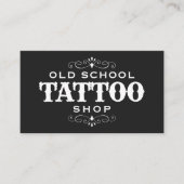 Minimal Bold Tattoo Artist Visitekaartje (Voorkant)