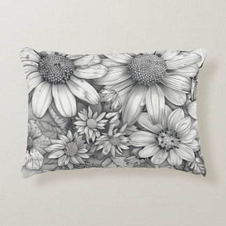 "Minimal Bold – Zwart & Wit Motivatie Quote P Accent Kussen