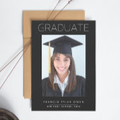 Minimal Border AFSTUDEREN High School Foto Aankondiging