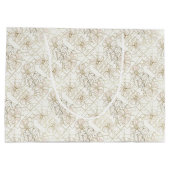 Minimal Botanical Line Art Pattern (1) Groot Cadeauzakje (Achterkant)