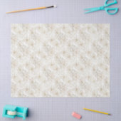 Minimal Botanical Line Art Pattern (1) Tissuepapier (Craft)