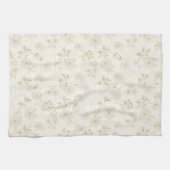 Minimal Botanical Line Art Pattern (2) Theedoek (Horizontaal)