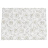 Minimal Botanical Line Art Pattern (4) Groot Cadeauzakje (Voorkant)