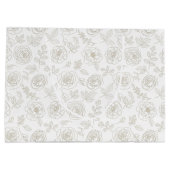 Minimal Botanical Line Art Pattern (4) Groot Cadeauzakje (Achterkant)