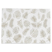 Minimal Botanical Line Art Pattern (6) Groot Cadeauzakje (Achterkant)