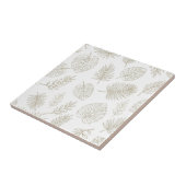 Minimal Botanical Line Art Pattern (6) Tegeltje (Zijkant)