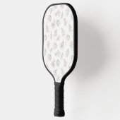 Minimal Botanical Line Art Pattern (8) Pickleball Paddle (Links)