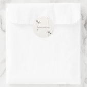 Minimal Botanical Sticker - Breathe and Grow (Tas)