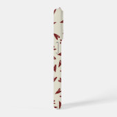 Minimal Burgundy & Cream Hearts Valentine iPhone Hoesje (Rechterkant)