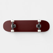 Minimal Burnt Maroon Skateboard for Skaters (Horizontaal)