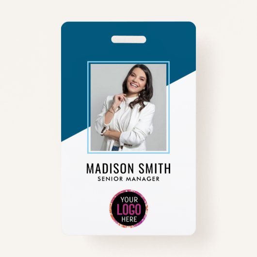  Minimal Business Employee Photo | ID Card Badge (Voorkant)