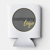 MINIMAL BUSINESS LOGO COMPANY BRANDING WIT BLIKJESKOELER (Achterkant)