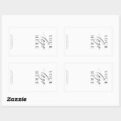 Minimal Business Logo Packaging Box Seal Sticker (Vel)