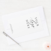 Minimal Business Logo Packaging Box Seal Sticker (Envelop)