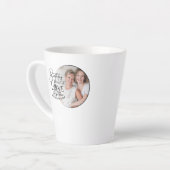 Minimal Calligraphy Photo Birthday Mother-in-law Latte Mok (Linkerhoek)