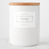Minimal Candle Jar Sticker Product Label (Voorkant)