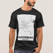Minimal Canterbury Map T-shirt (Voorkant)