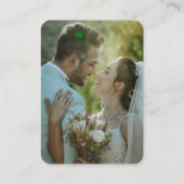 Minimal Capture the Love QR code Sign Informatiekaartje (Achterkant)