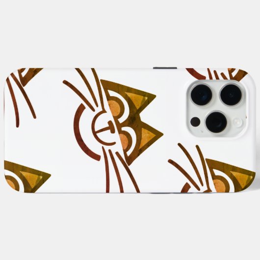 Minimal Cat design iPhone / iPad case (Achterkant (horizontaal))