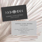 Minimal Celestial Moon Phases Visitekaartje